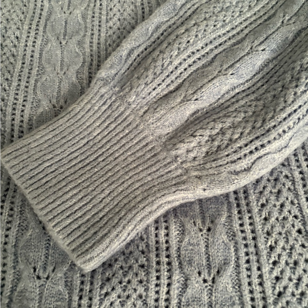 Talbots Pointelle Raglan Sweater - Picture 4 of 5
